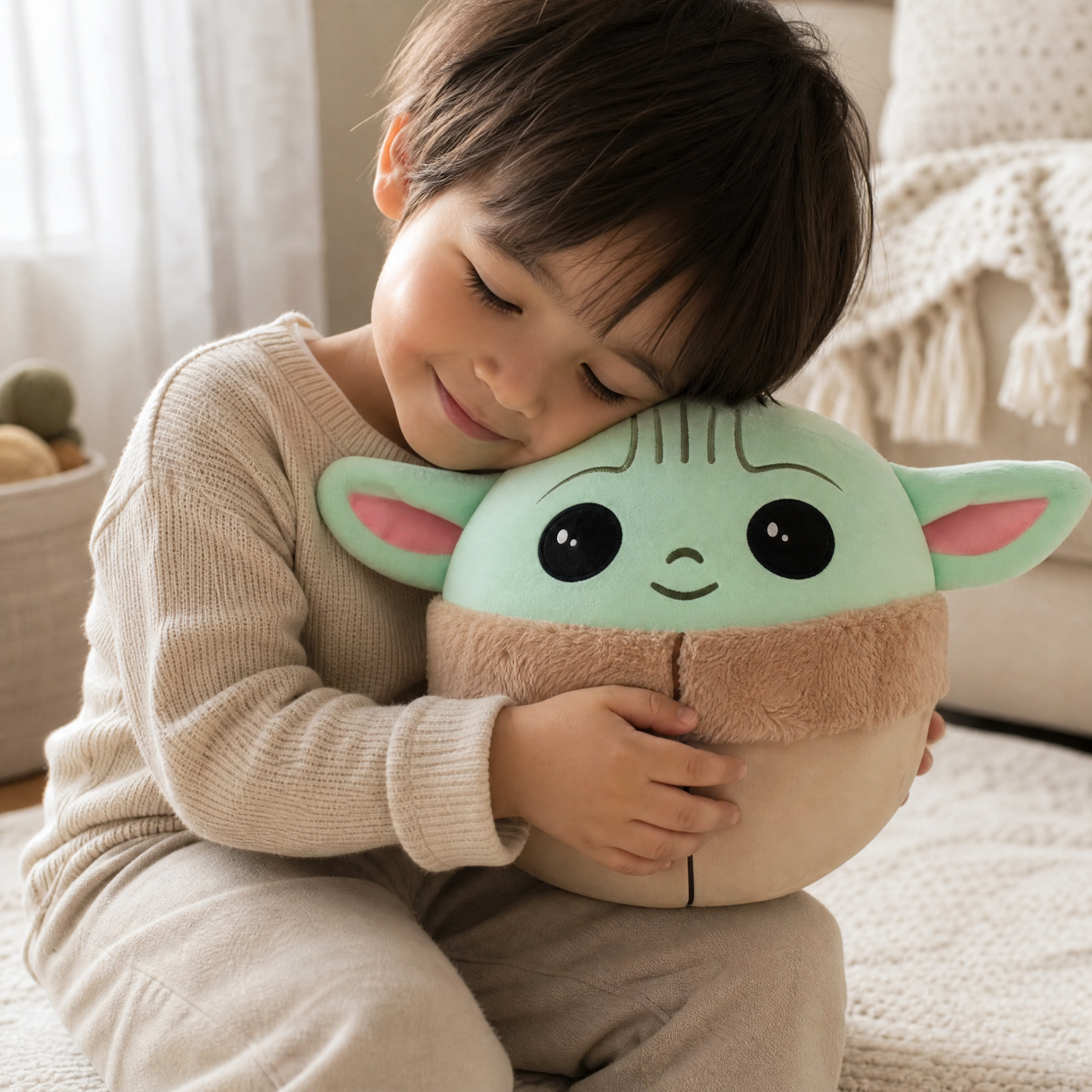 Peluche Grogu Bébé Yoda Star Wars 25 cm - Utilisation cosy intérieur