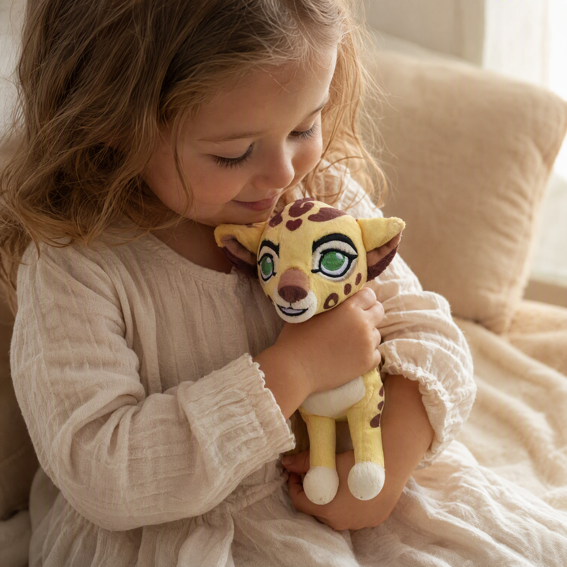 Peluche Guépard Fuli Le Roi Lion 15cm - Utilisation cosy intérieur