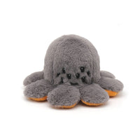 Peluche citrouille Halloween réversible araignée