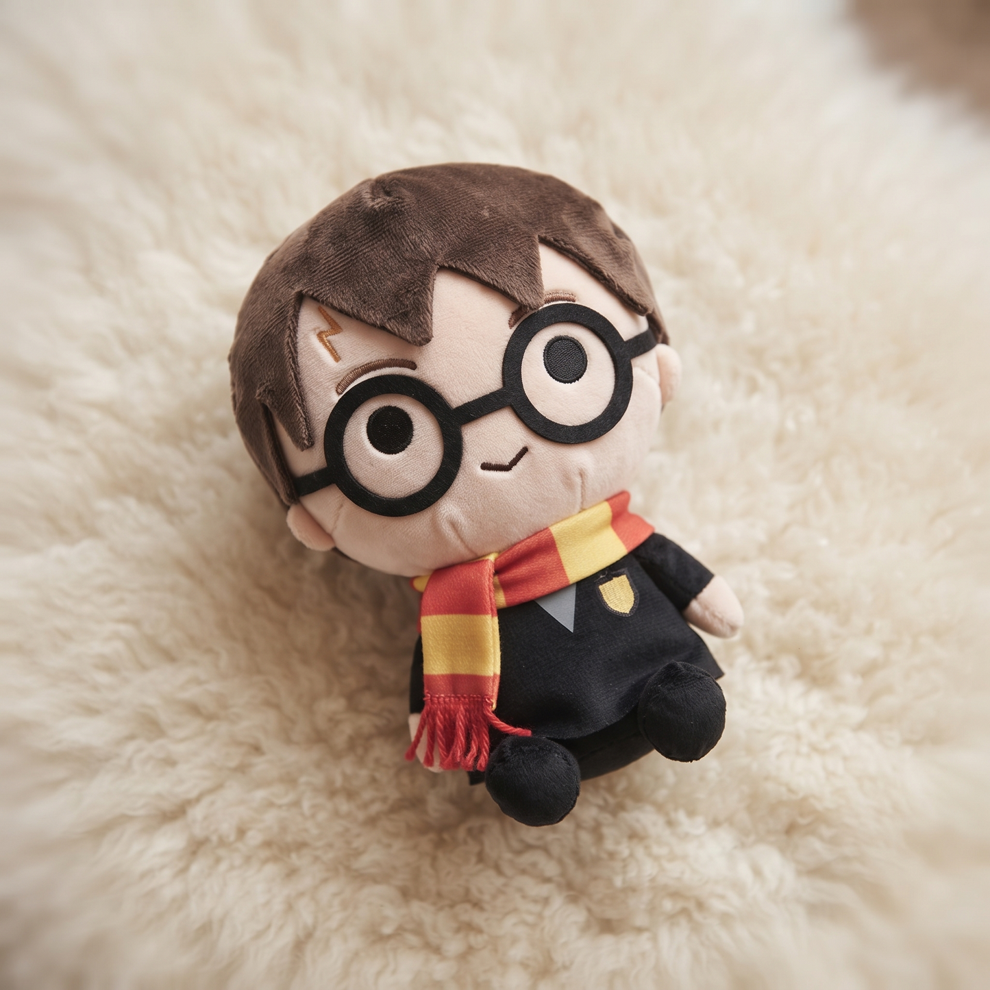 Peluche Harry Potter Gryffondor 30cm - Détail matière
