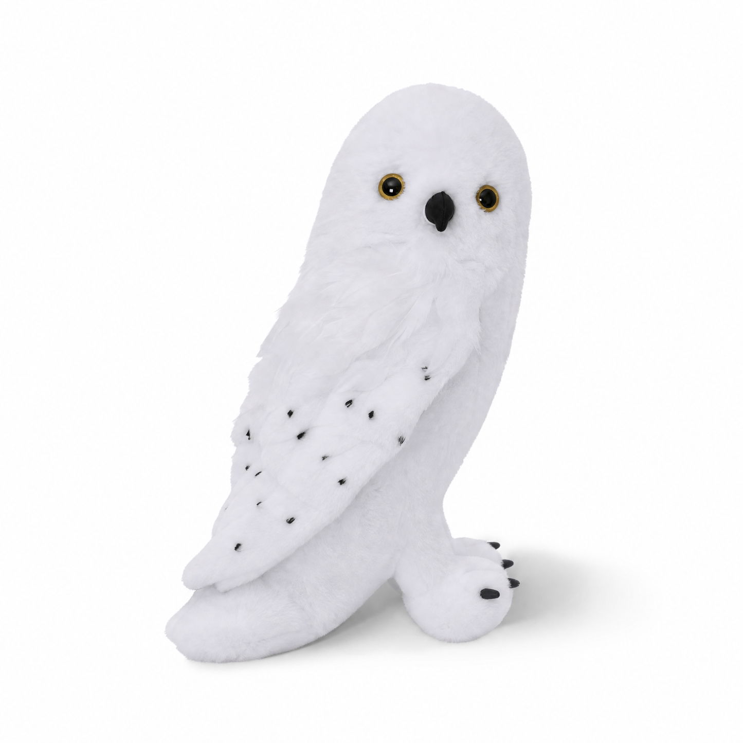Peluche Hedwige Harry Potter Hibou Blanc 18 cm - Fond blanc frontal