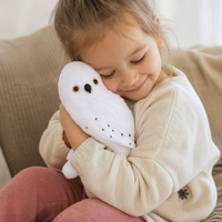 Peluche Hedwige Harry Potter Hibou Blanc 18 cm - Utilisation cosy intérieur