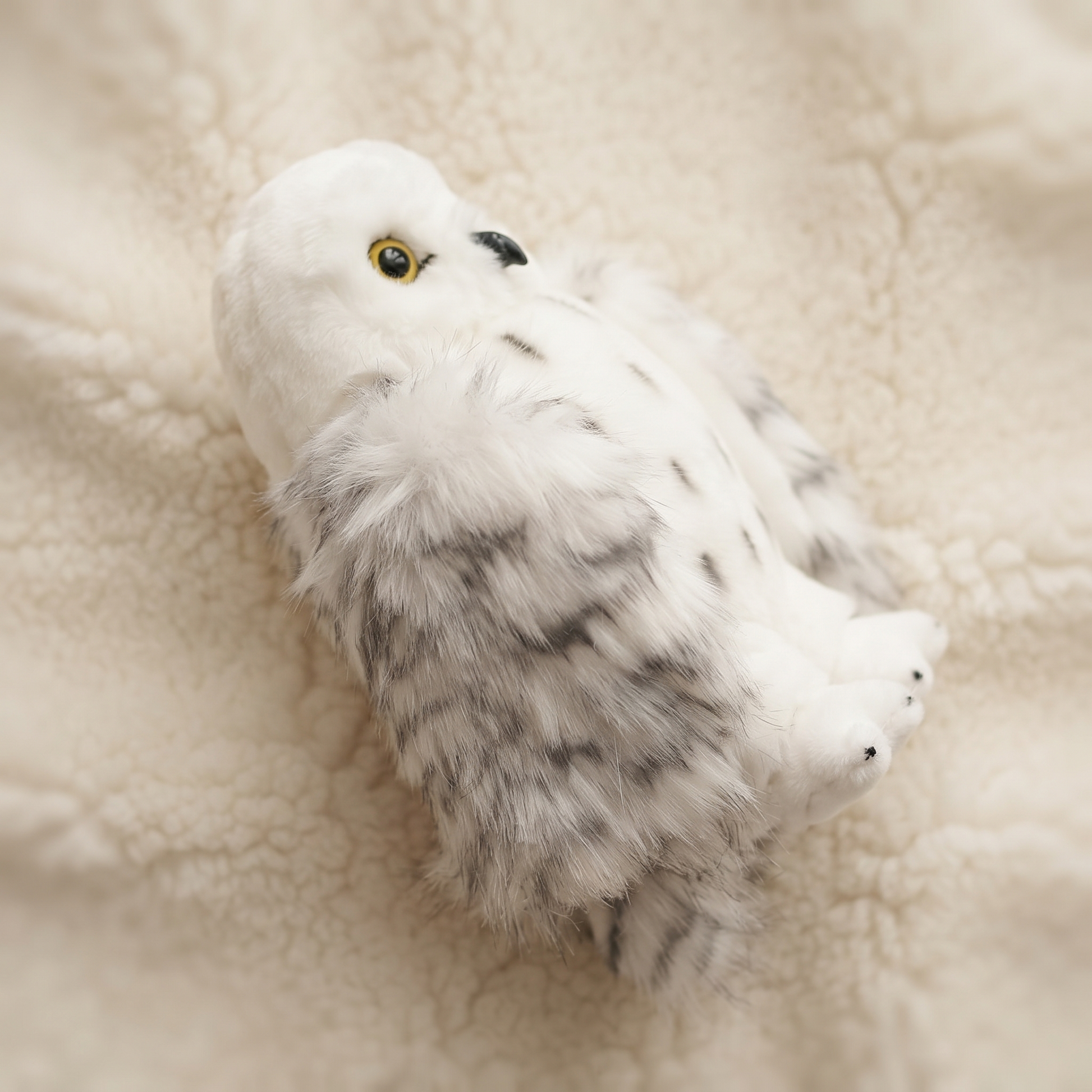 Peluche Hedwige Hibou Blanc Harry Potter - Détail matière