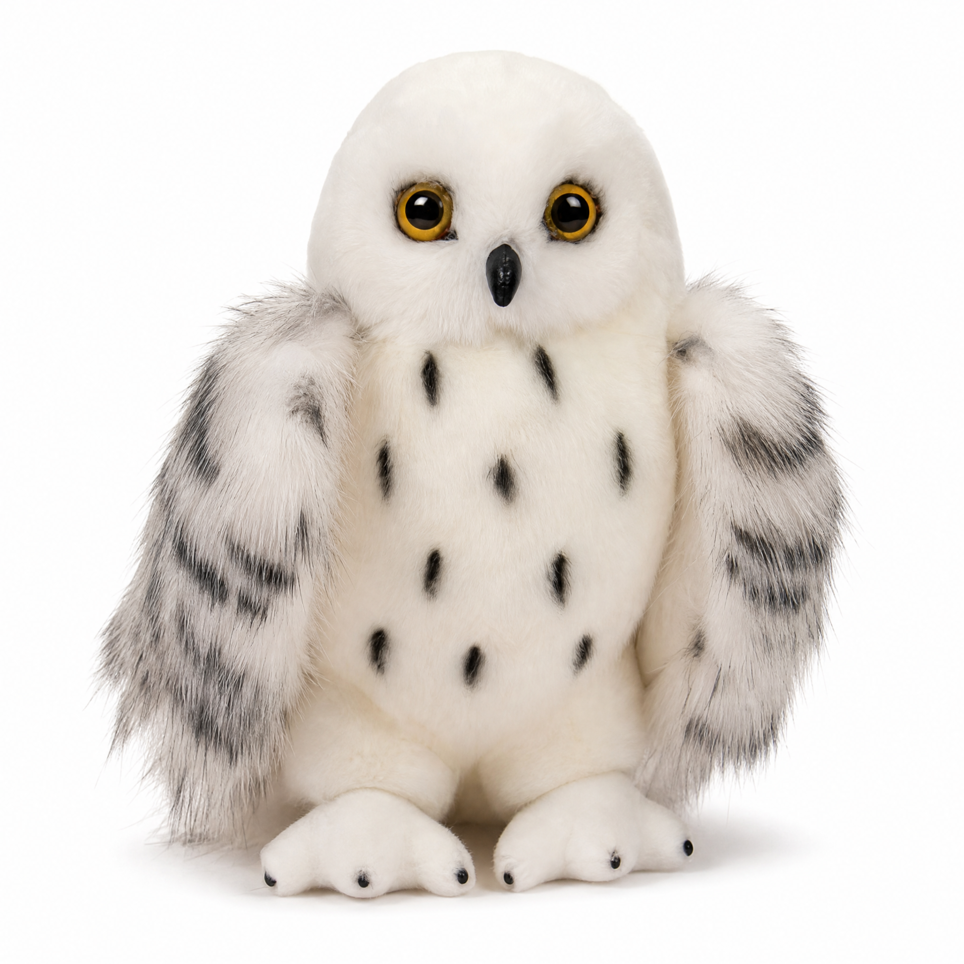 Peluche Hedwige Hibou Blanc Harry Potter - Fond blanc frontal