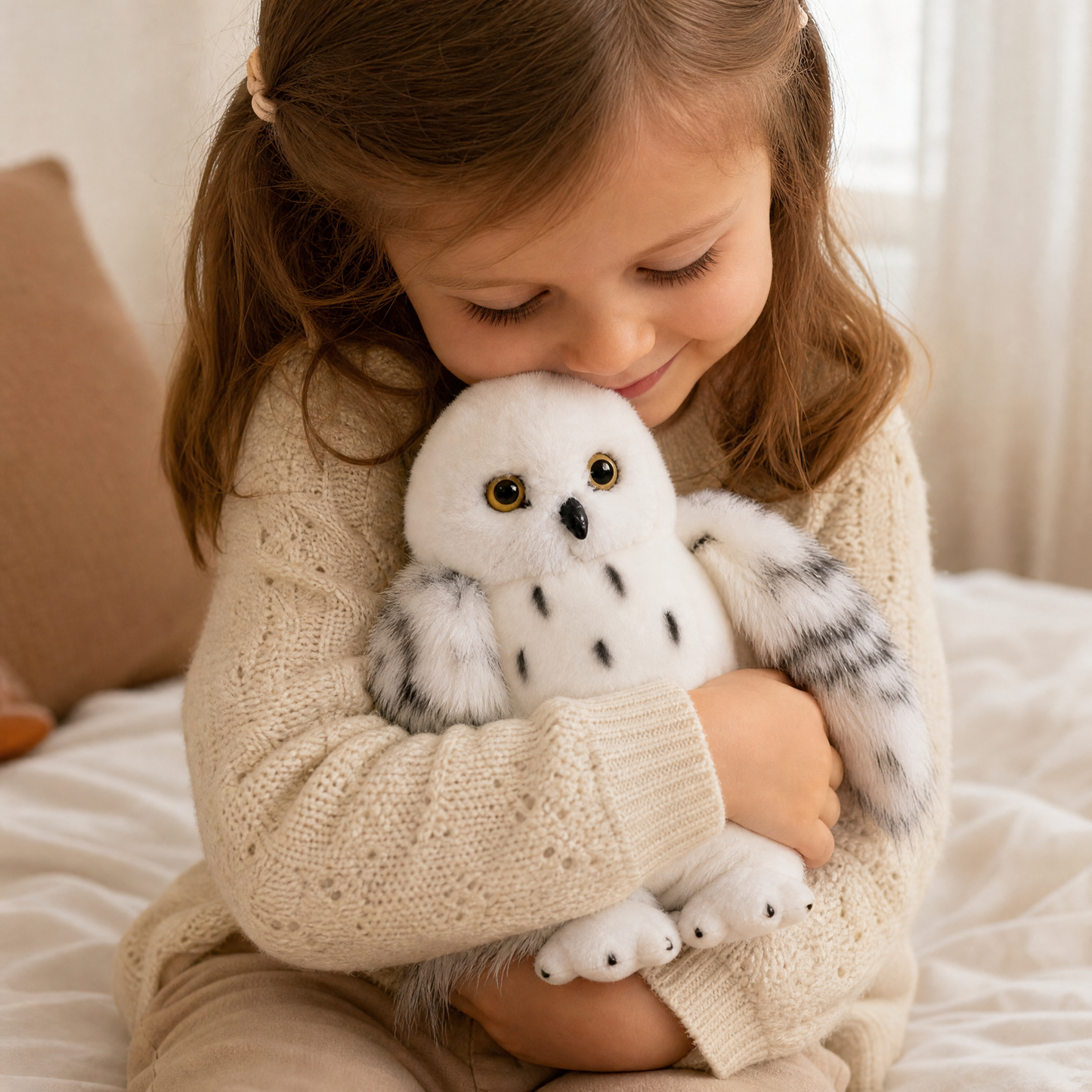 Peluche Hedwige Hibou Blanc Harry Potter - Utilisation cosy intérieur