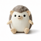 Peluche Hérisson Adorable Marron et Crème - Fond blanc frontal