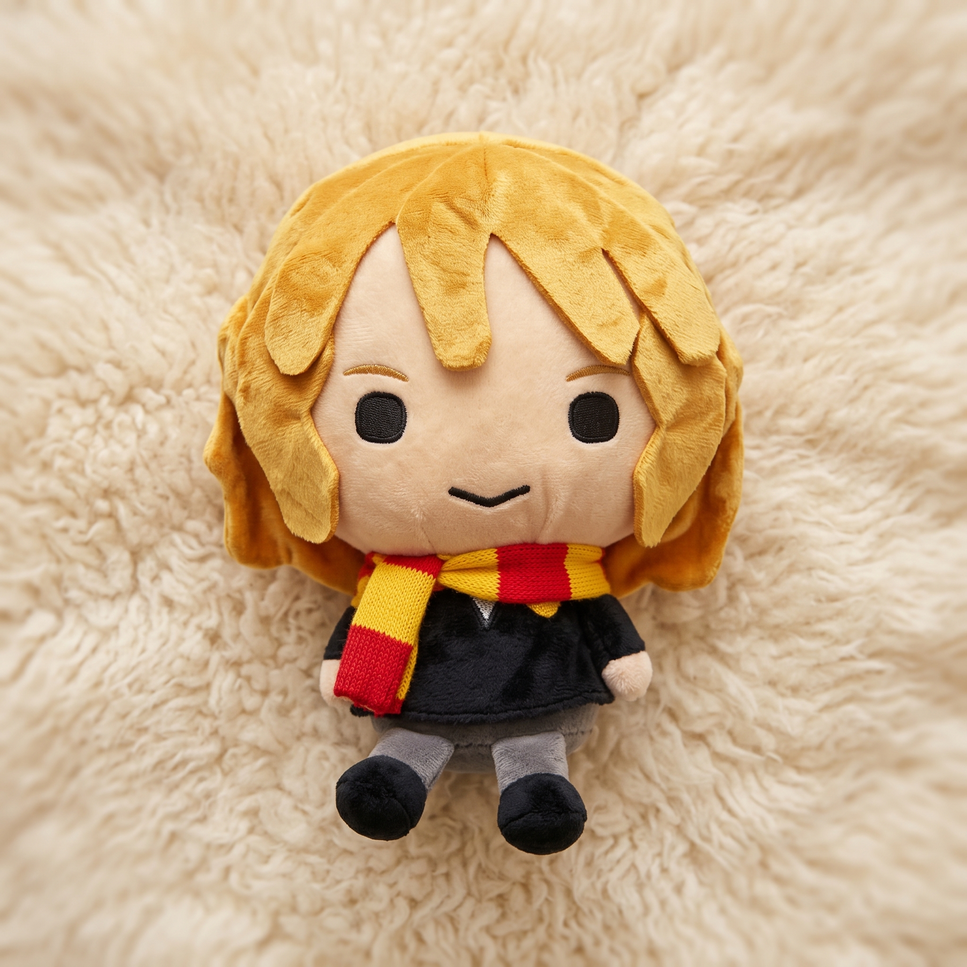 Peluche Hermione Harry Potter 30cm - Détail matière
