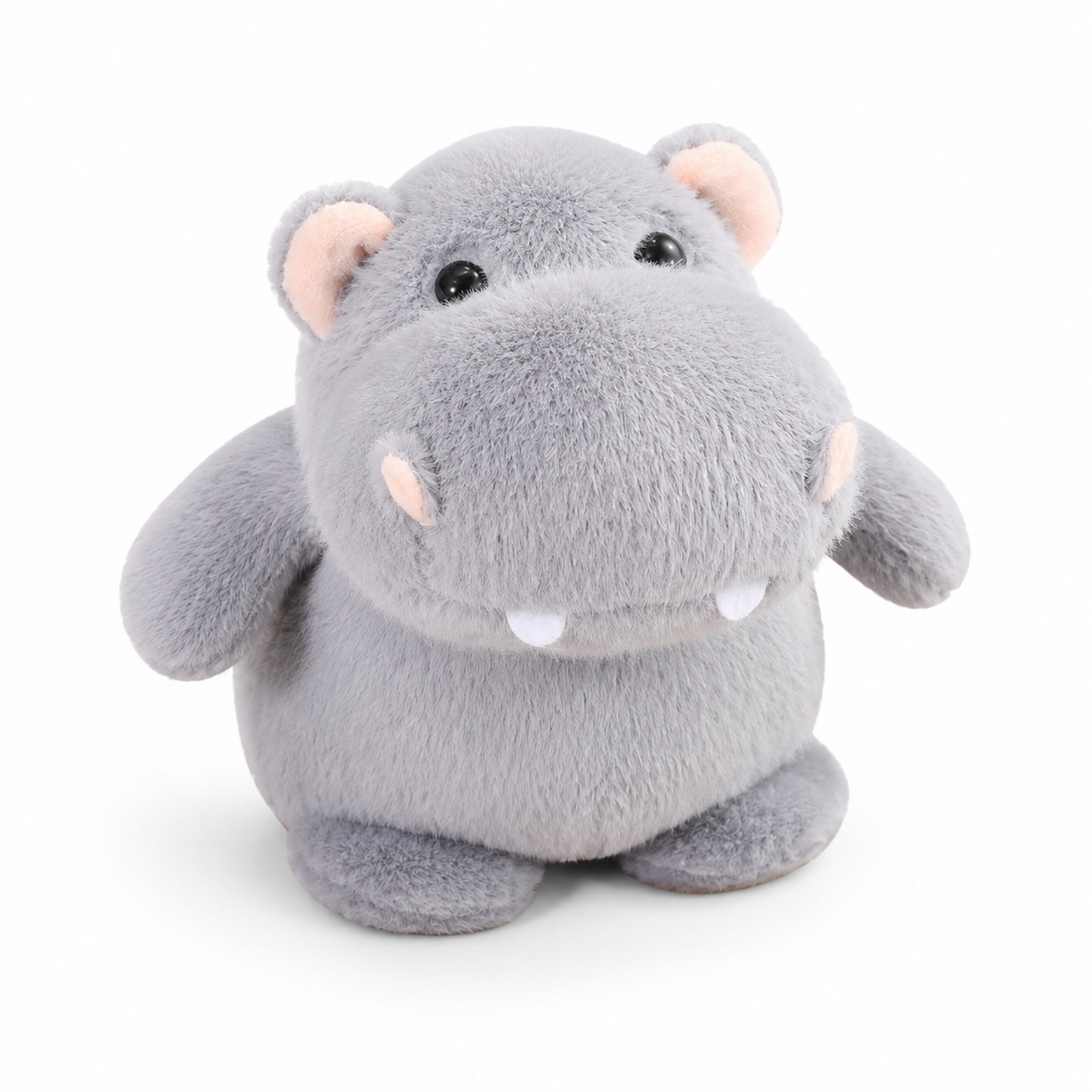 Peluche Hippopotame Grise en Trois Tailles - 12cm · 22cm · 35cm