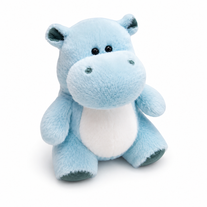Peluche Hippopotame Tout Doux 23 cm - Bleu
