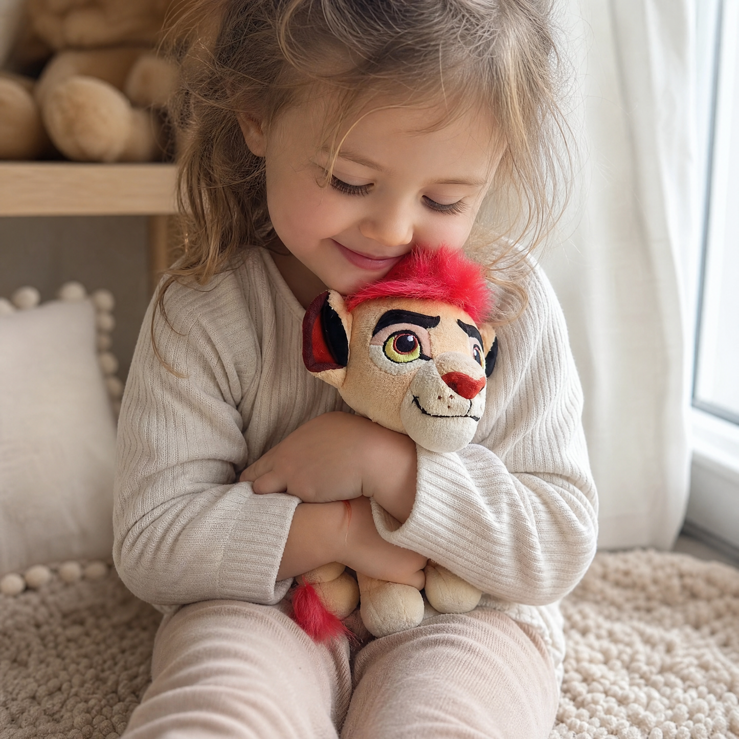 Peluche Kion du Roi Lion 15cm - Utilisation cosy intérieur