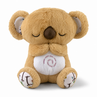 Peluche Koala Apaisante qui Respire avec Musique - Fond blanc frontal