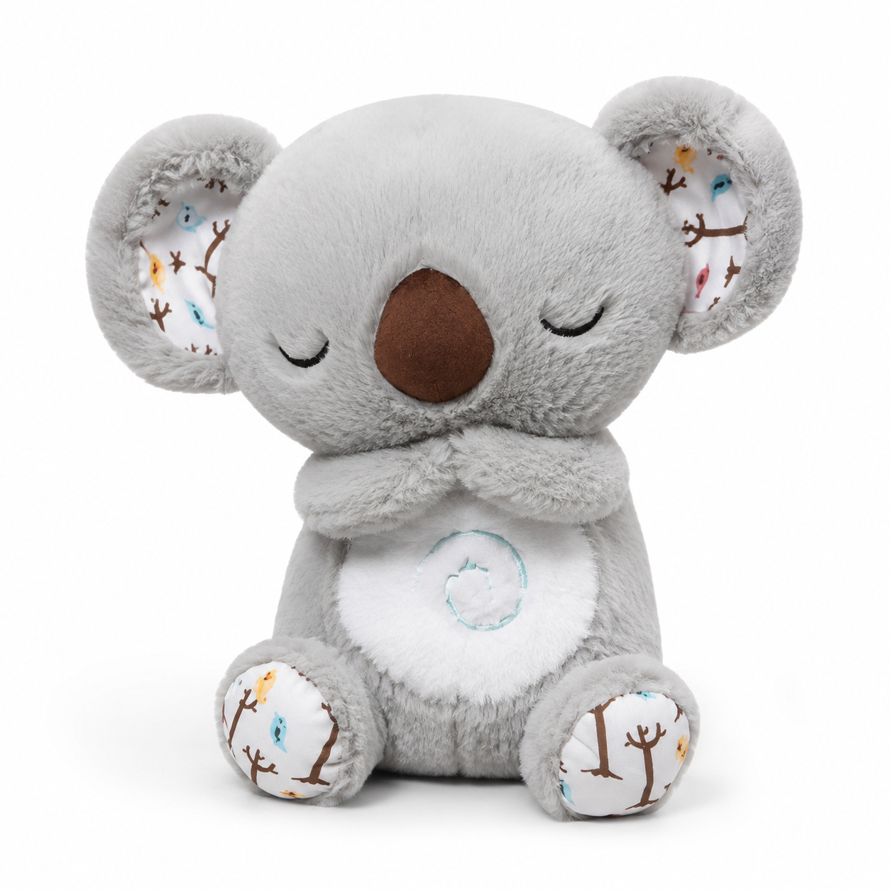 Peluche Koala Apaisante qui Respire avec Musique - Gris