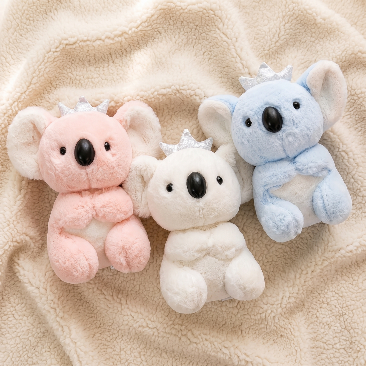 Peluche Koala Couronne 20cm - Détail matière