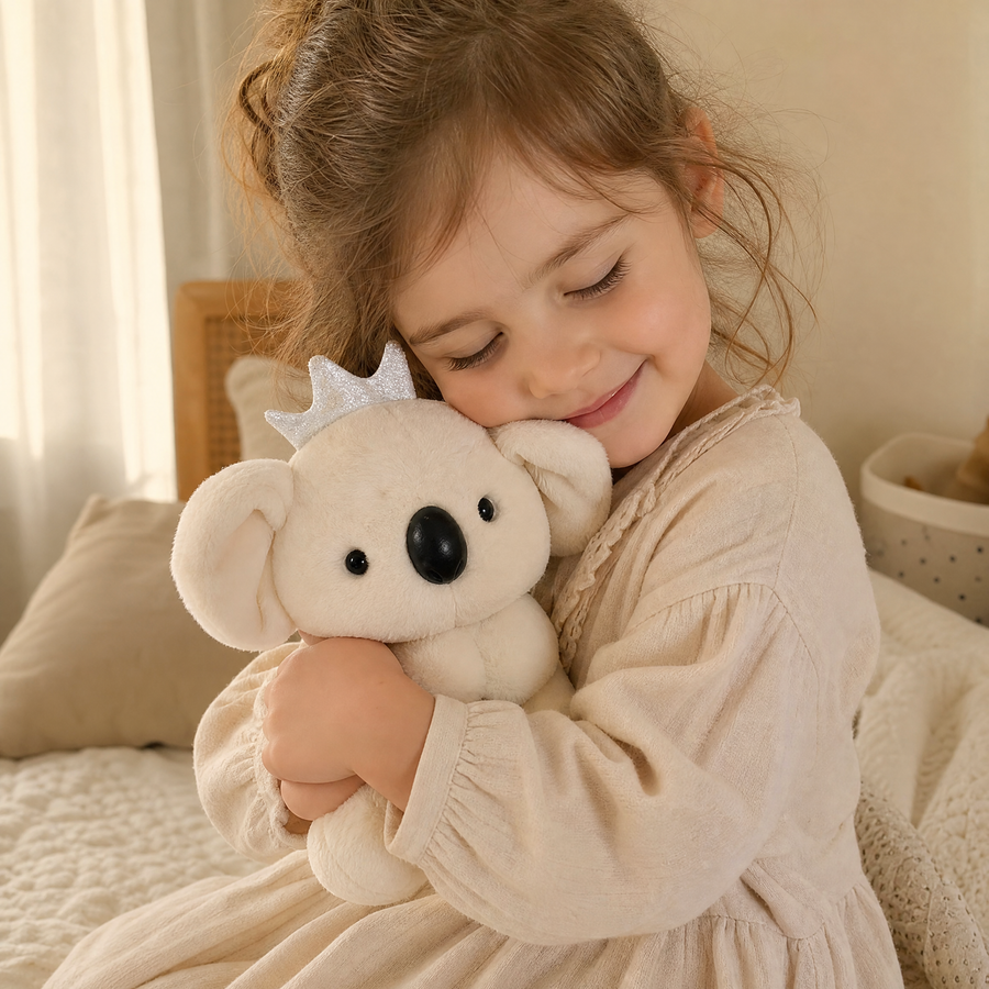 Peluche Koala Couronne 20cm - Utilisation cosy intérieur