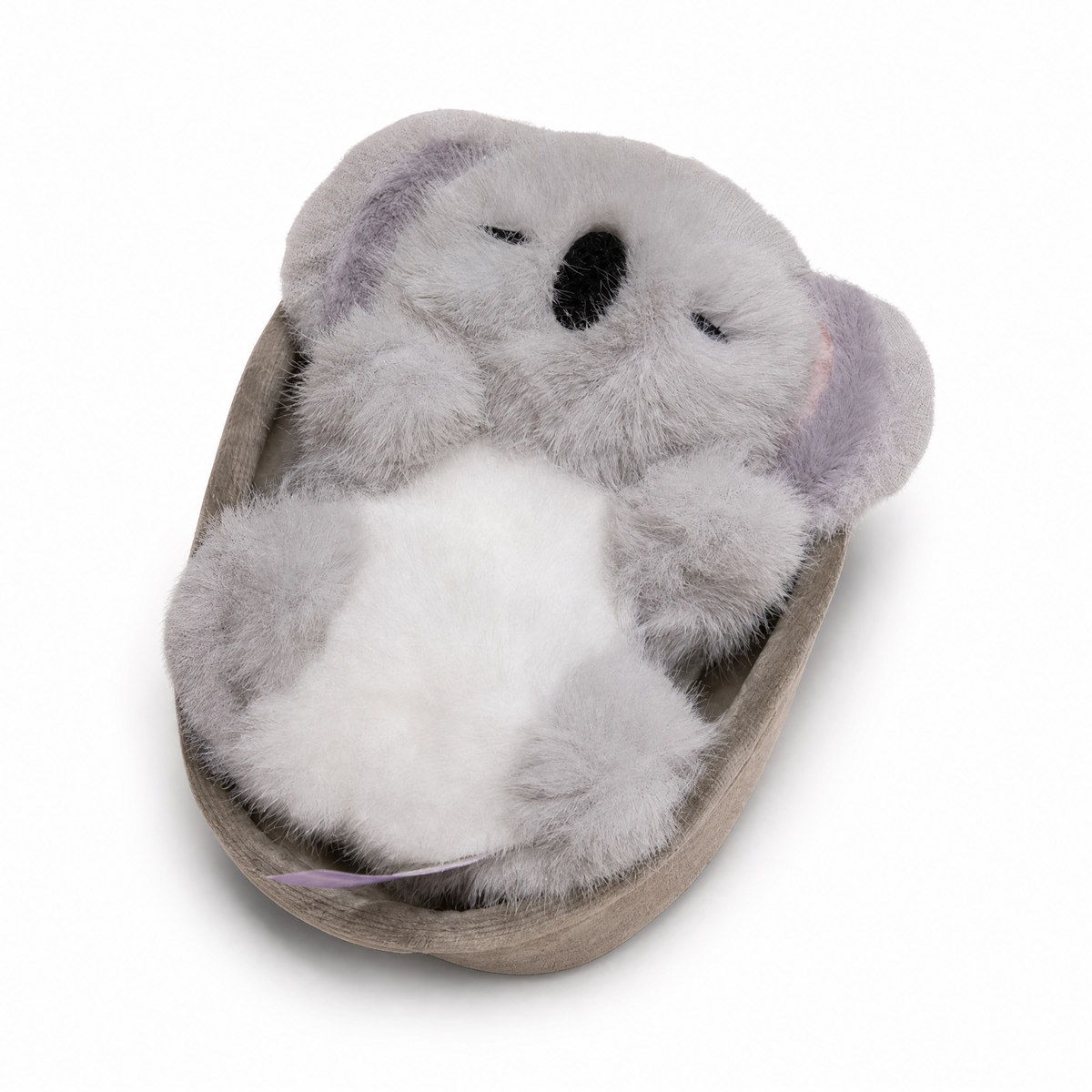 Peluche Koala Douce Grise 18cm - Fond blanc frontal
