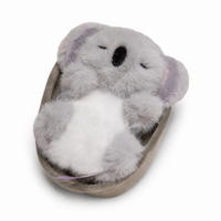 Peluche Koala Douce Grise 18cm - Fond blanc frontal