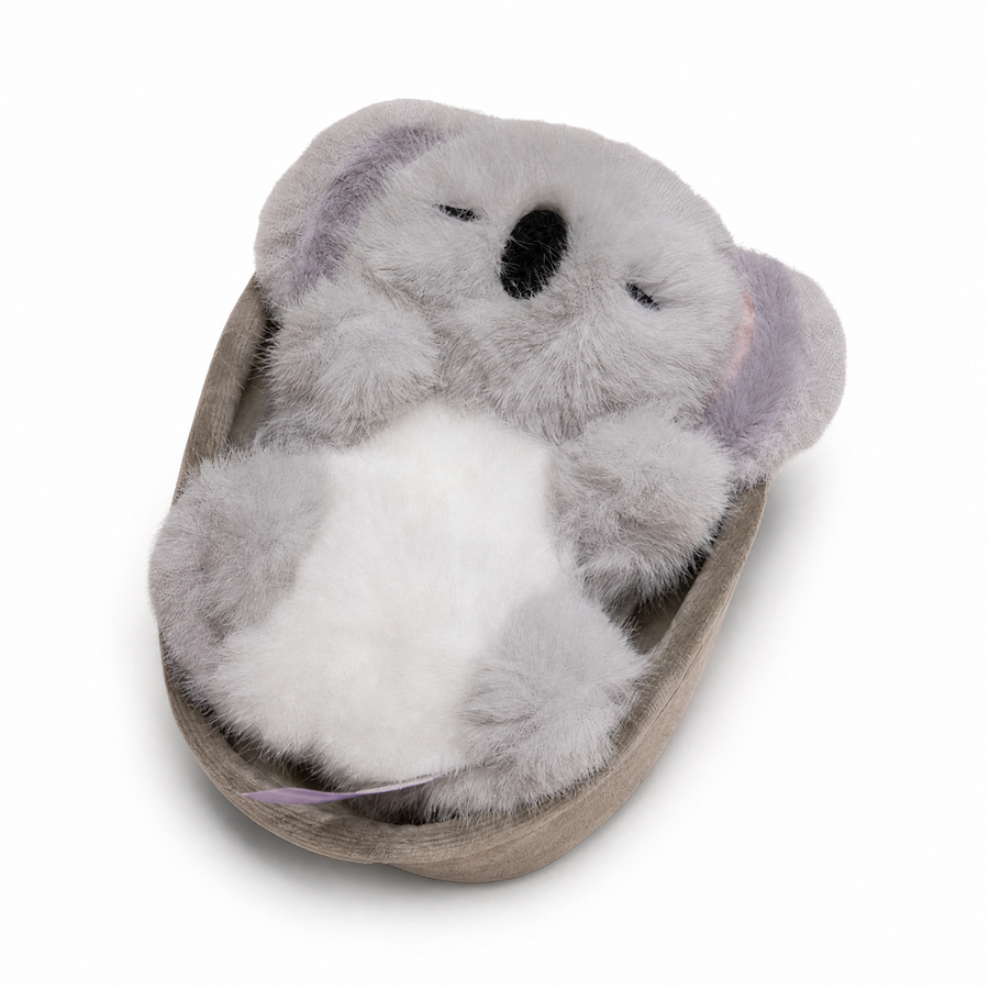 Peluche Koala Douce Grise 18cm - Fond blanc frontal