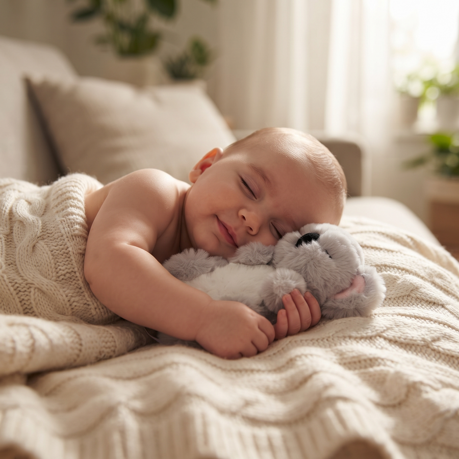 Peluche Koala Douce Grise 18cm - Utilisation cosy intérieur