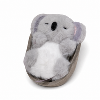 Peluche Koala Endormi avec Nid Douillet - Fond blanc frontal