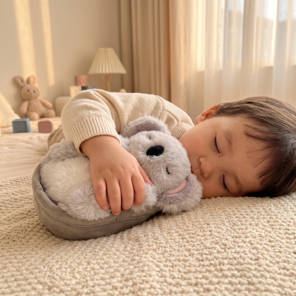 Peluche Koala Endormi avec Nid Douillet - Utilisation cosy intérieur