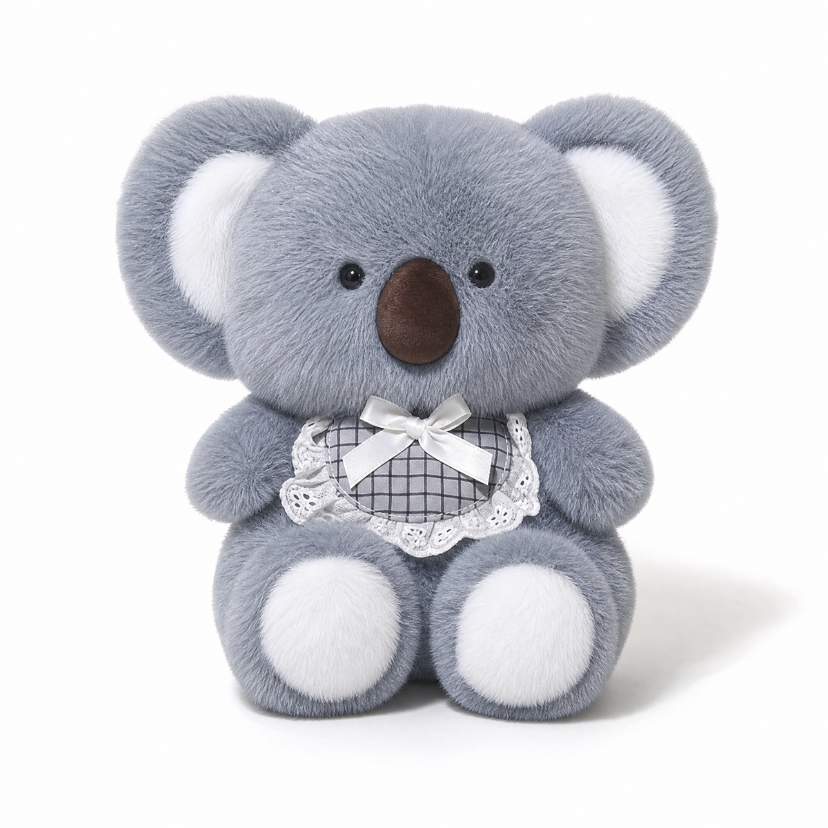 Peluche Koala Grise Douce 20 cm - Fond blanc frontal