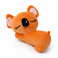 Peluche Koala Orange Mignonne 20 cm - Fond blanc frontal