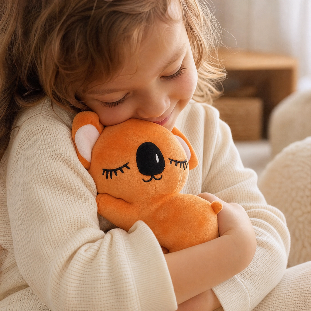 Peluche Koala Orange Mignonne 20 cm - Utilisation cosy intérieur