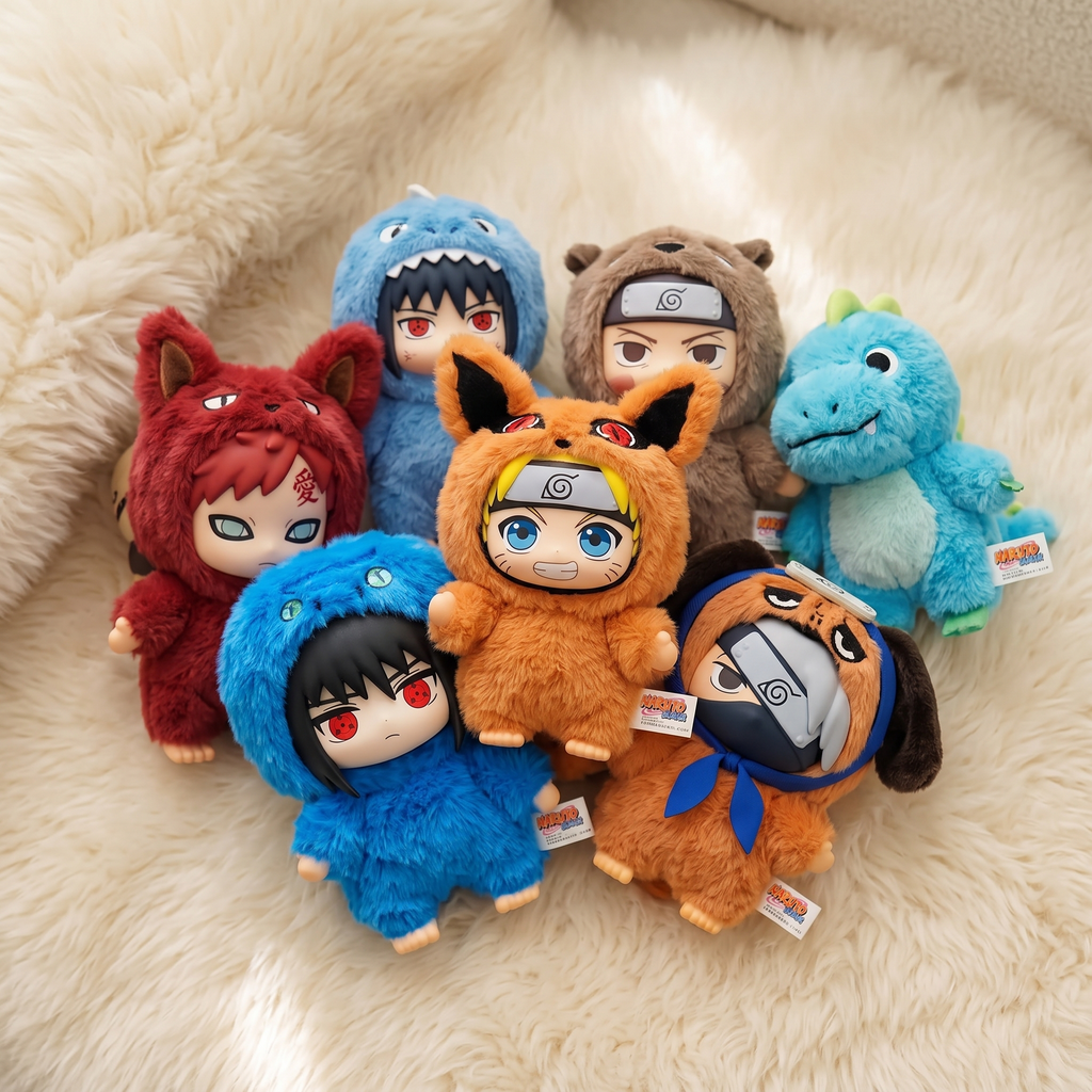Peluche Labubu Naruto Boîte Mystère - Detail matière