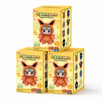 Peluche Labubu Naruto Boîte Mystère - Lot de 3
