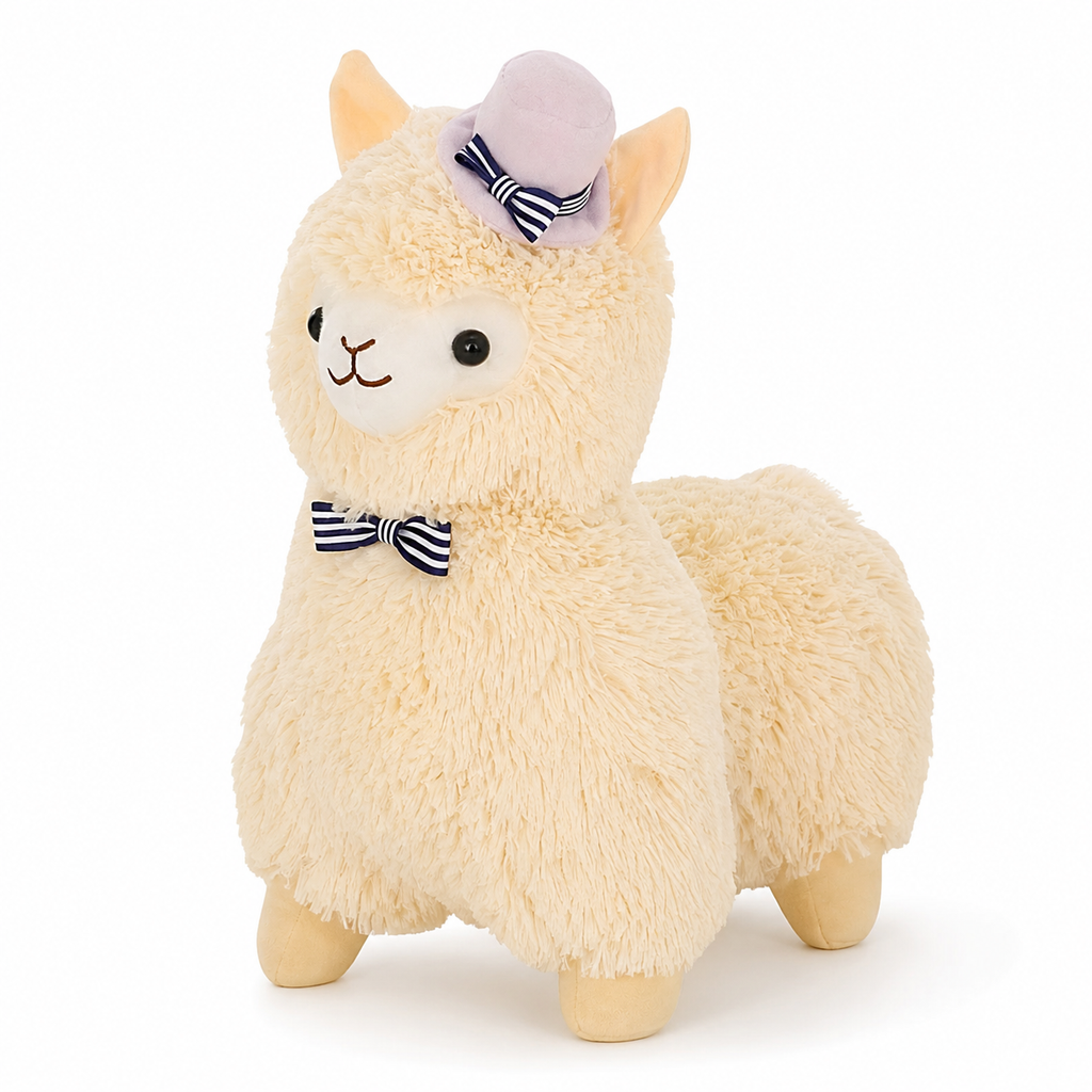 Peluche Lama Chapeau et Nœud Papillon - 35cm · 55cm