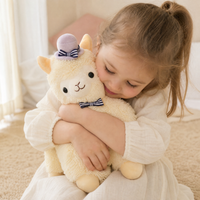 Peluche Lama Chapeau et Nœud Papillon - Utilisation cosy intérieur