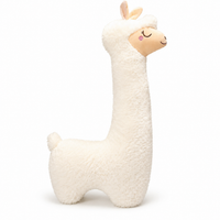 Peluche Lama Géante 75-130cm - 100cm / Blanc · 75cm / Blanc · 130cm / Blanc