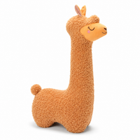 Peluche Lama Géante 75-130cm - 100cm / Marron · 75cm / Marron · 130cm / Marron