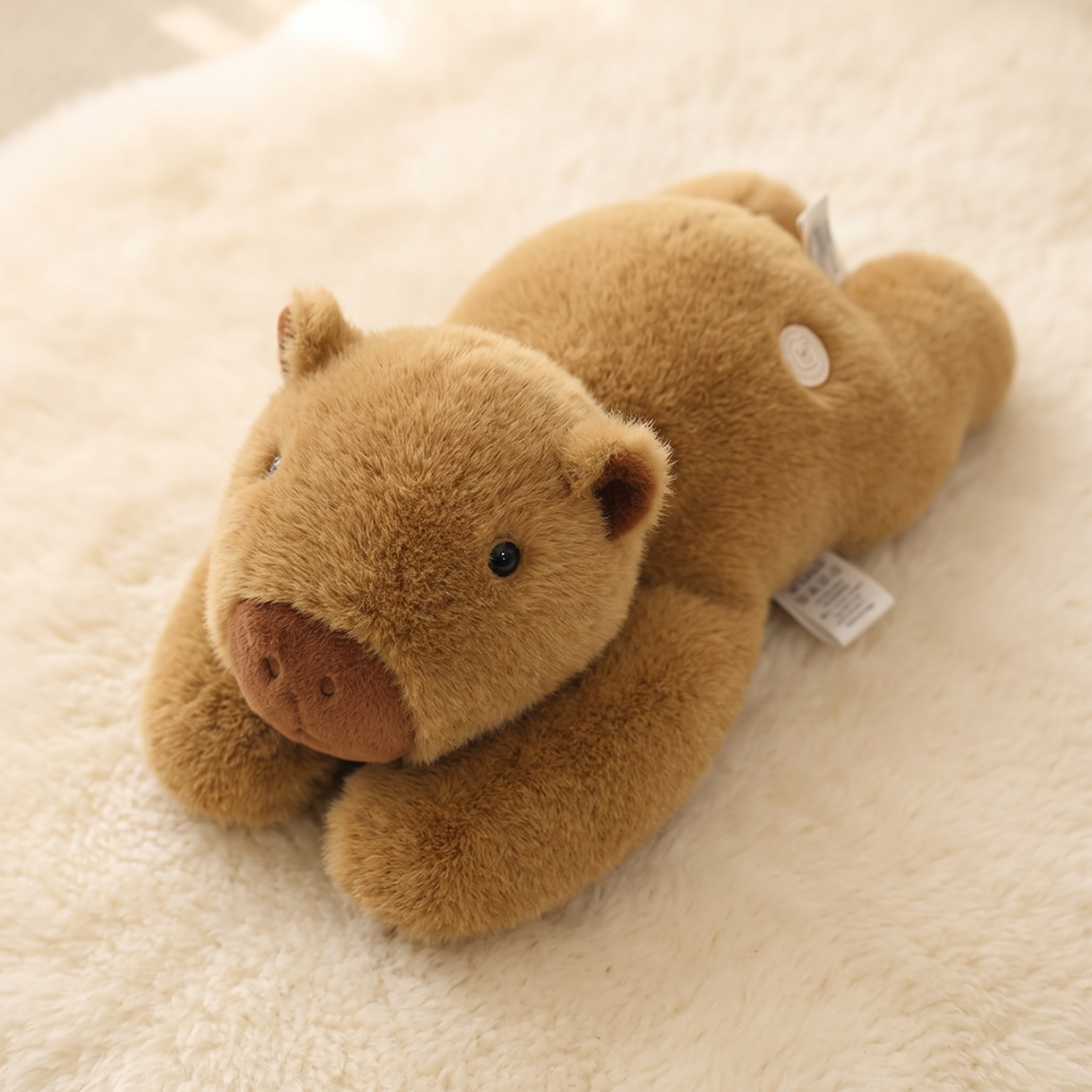 Peluche Lestée Capybara Apaisante - Detail matière