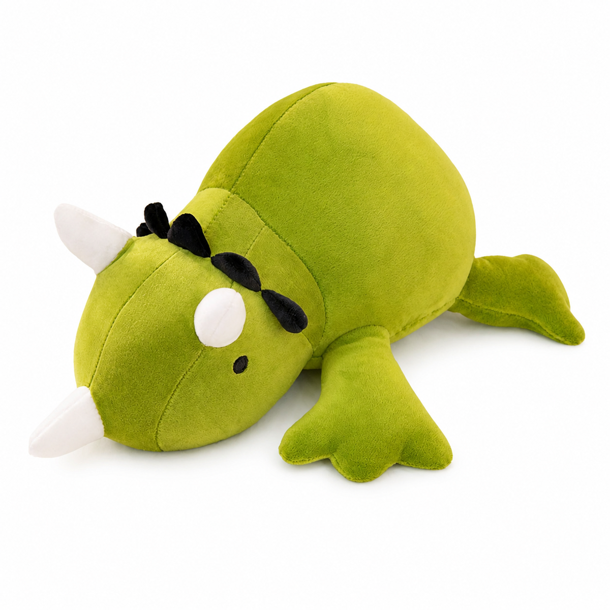 Peluche Lestée Dinosaure Vert - 38cm · 60cm