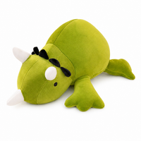 Peluche Lestée Dinosaure Vert - 38cm · 60cm