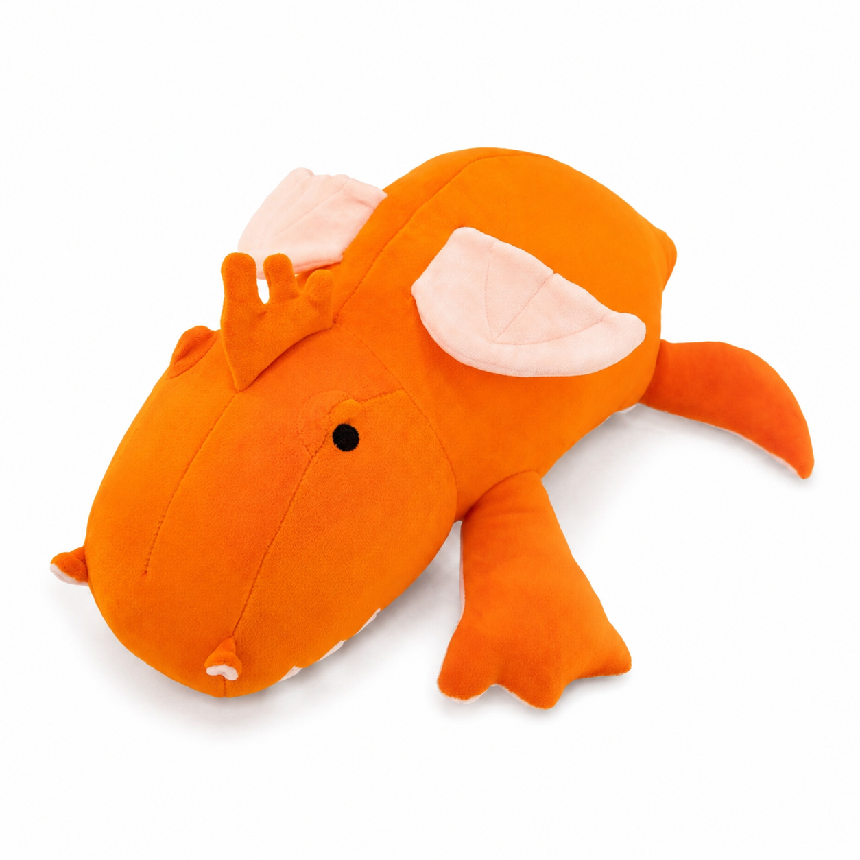 Peluche Lestée Dragon Orange - 38cm · 60cm