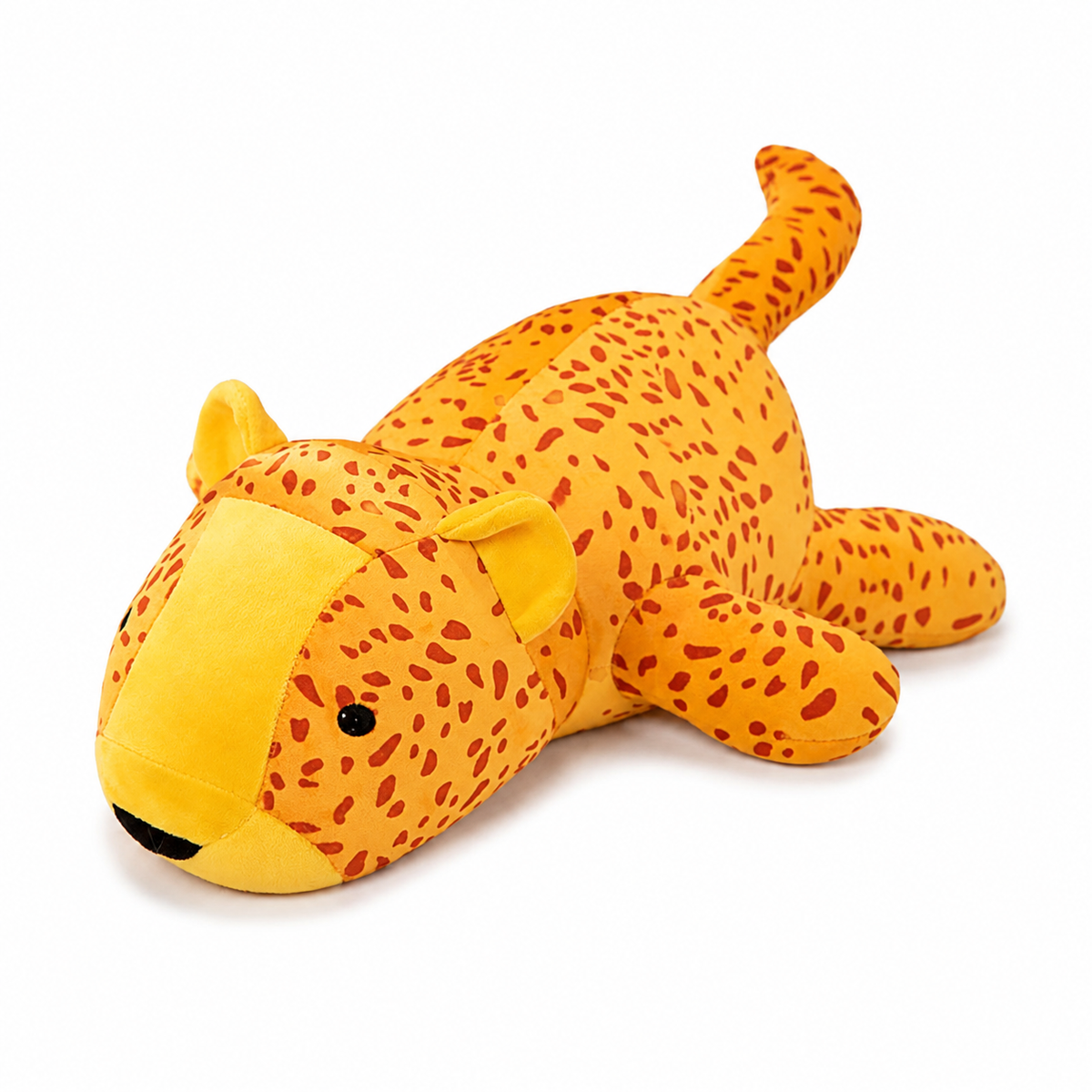 Peluche Lestée Léopard Jaune - 38cm · 60cm