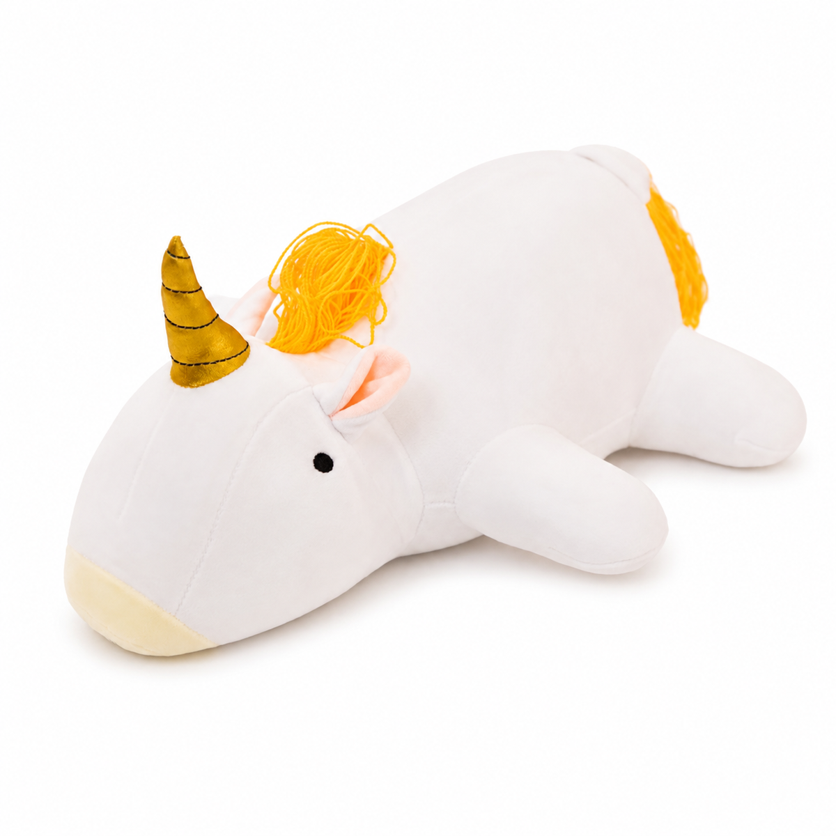 Peluche Lestée Licorne Blanche - 38cm · 60cm