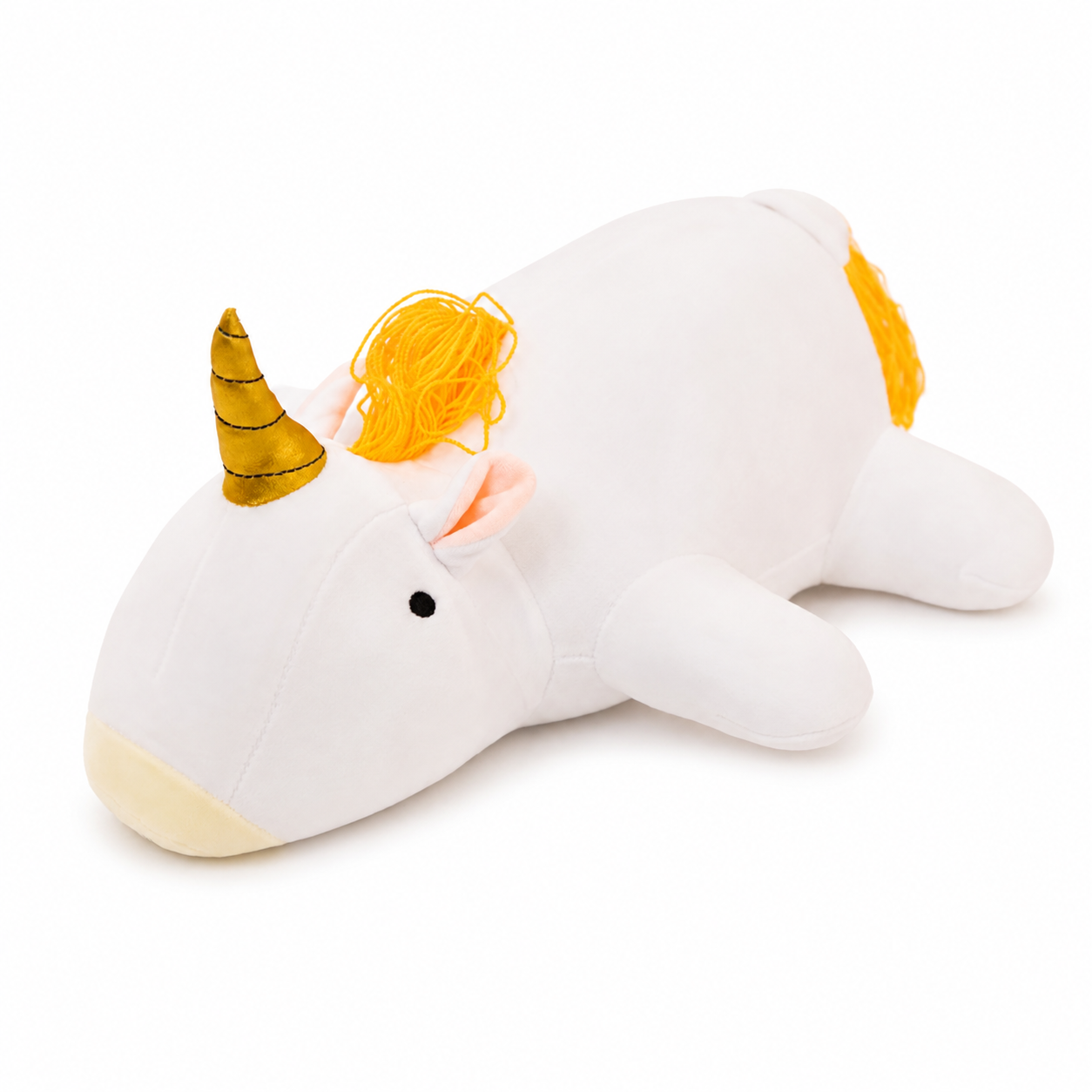Peluche Lestée Licorne Blanche - 38cm · 60cm
