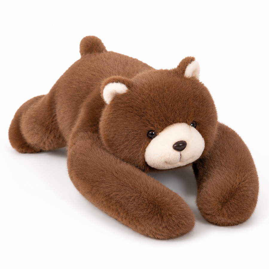 Peluche Lestée Ours Apaisant Marron - 30 cm · 45 cm