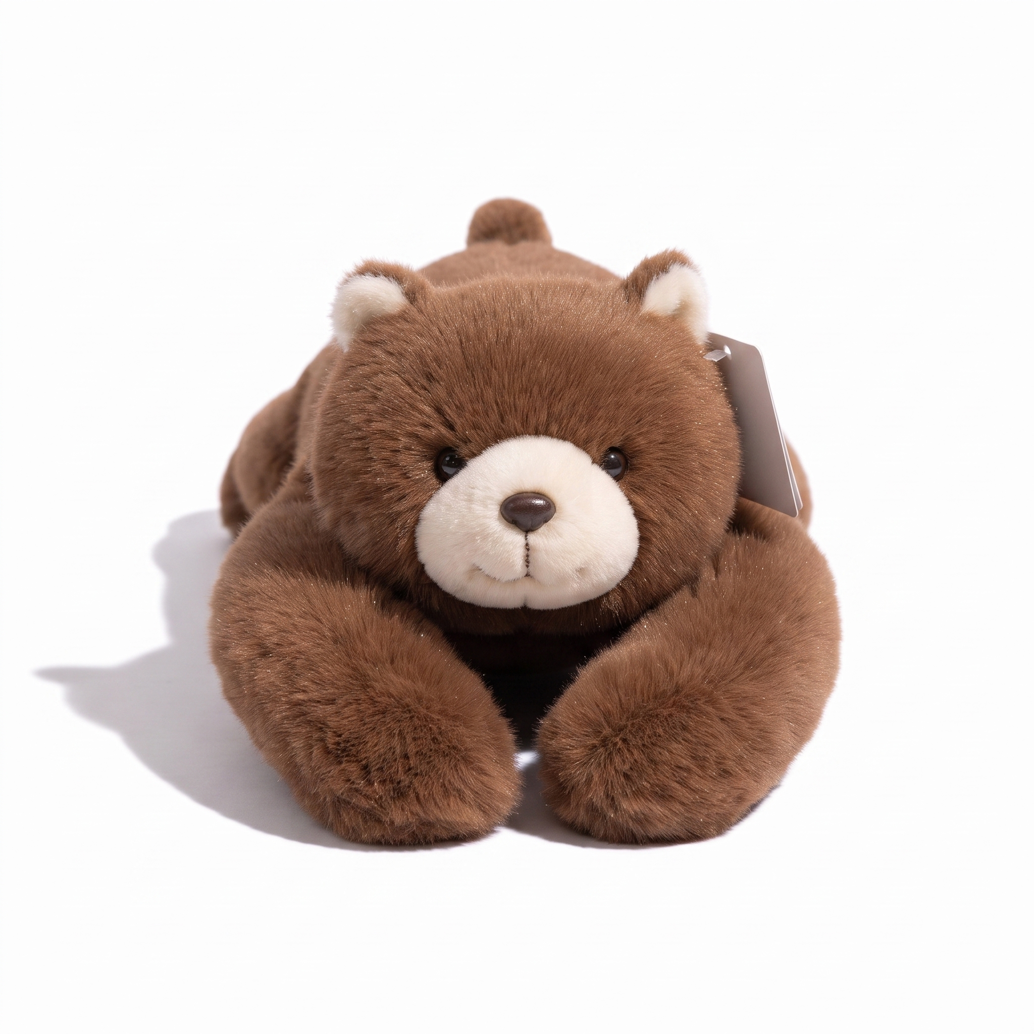 Peluche Lestée Ours Apaisant Marron - fond blanc Frontal