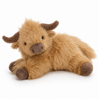 Peluche Lestée Vache Highland Chauffante - S · M