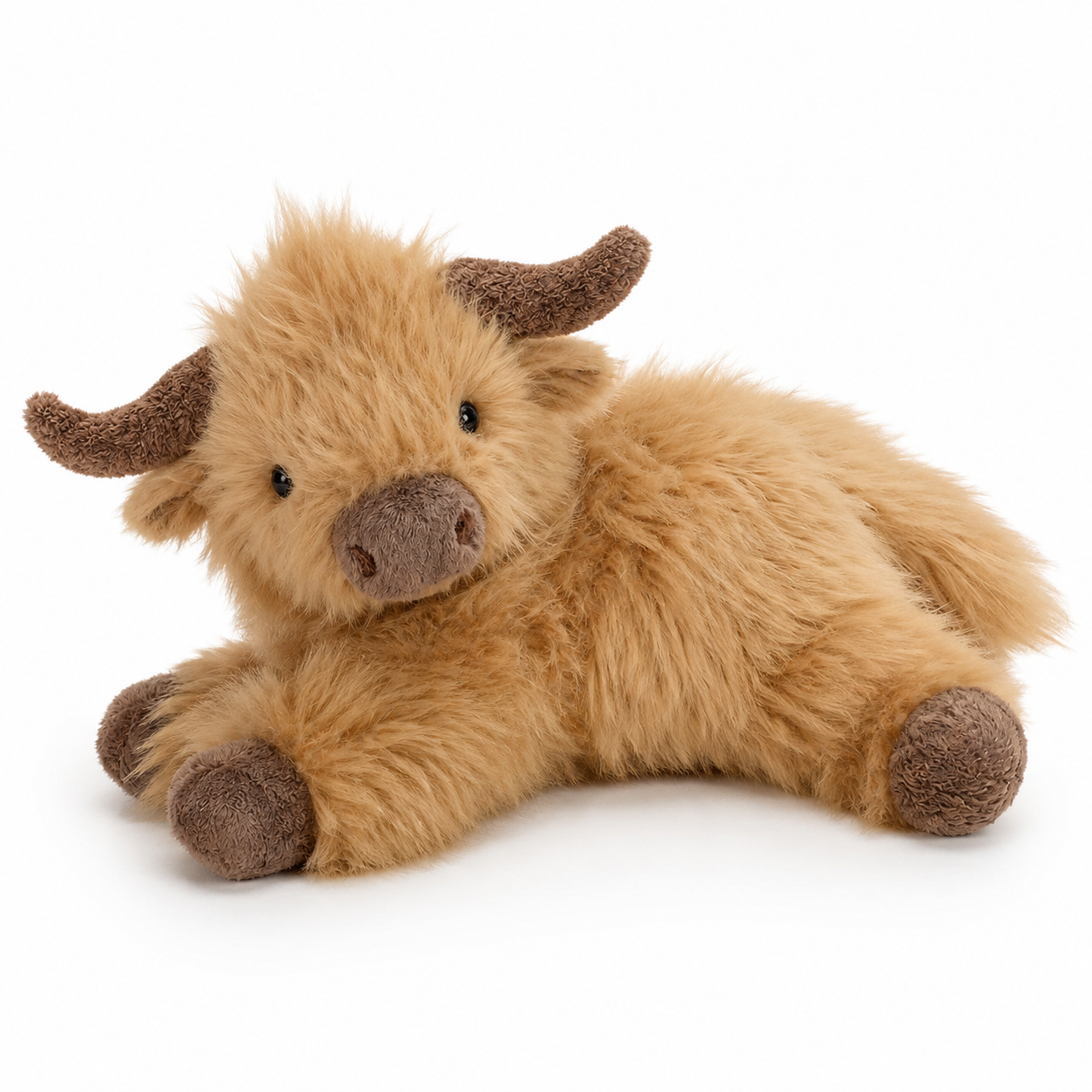 Peluche Lestée Vache Highland Chauffante - S · M