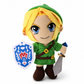 Peluche Link Zelda avec Épée et Bouclier - Fond blanc frontal