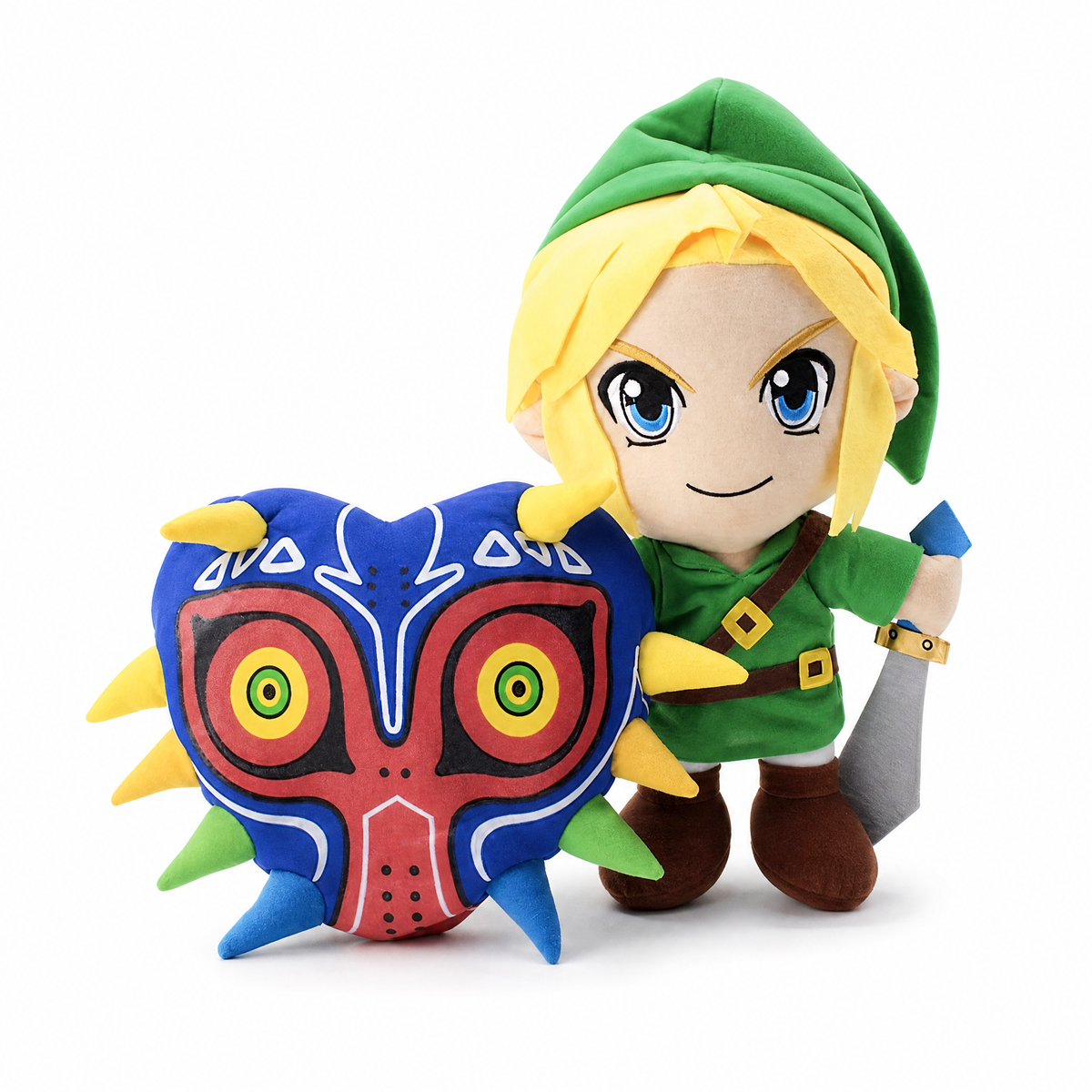 Peluche Link Zelda Majora's Mask 31cm - Fond blanc frontal