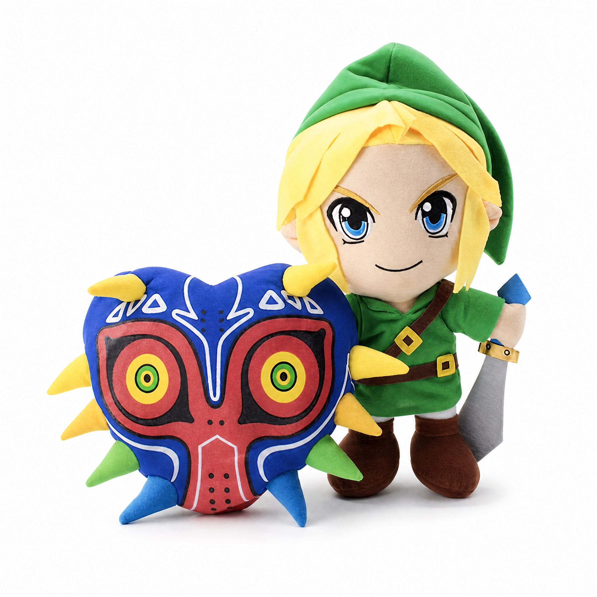 Peluche Link Zelda Majora's Mask 31cm - Fond blanc frontal