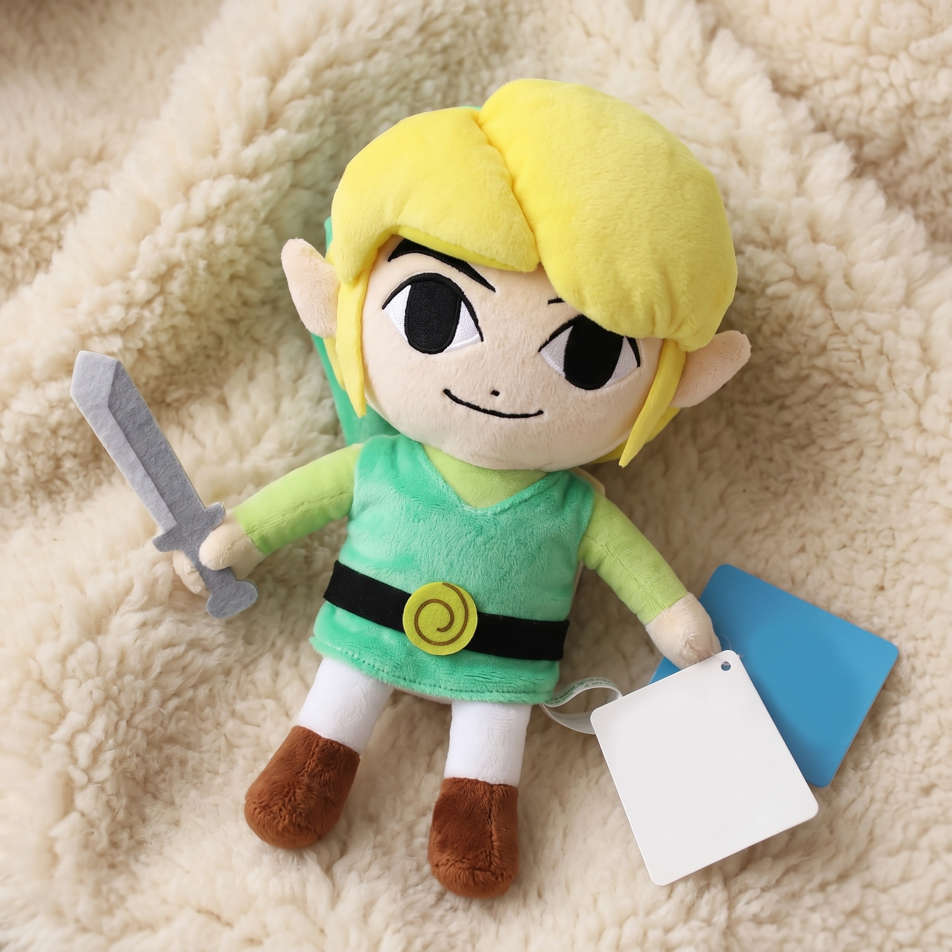 Peluche Link - Zelda Wind Waker - Détail matière
