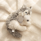 Peluche Loup Gris de Sibérie 28 cm - Détail matière
