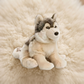 Peluche Loup Gris Réaliste 30cm - Détail matière